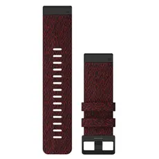 Garmin QuickFit - Strap for Phoenix 5X/6X Smart Watches (26mm), Red Fiber