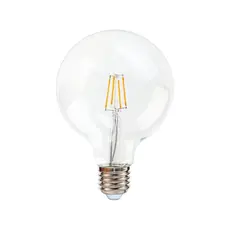 פילמנט לדימור 8W G125 שקוף-אור צהוב