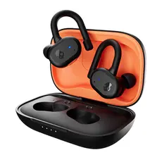 Skullcandy Push Active - True Wireless Earbuds, Black/Orange