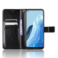 Leather Wallet Protective Cover for OPPO Reno 7 5G
