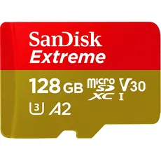SanDisk Extreme - 128GB Memory Card, microSDHC