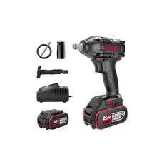 מברגת אימפקט נטענת 20V+זוג סוללות 4A