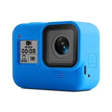 כיסוי סיליקון למצלמת HERO8, כחול