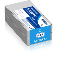Epson SJIC22P(C) - Ink cartridge for ColorWorks C3500 (Cyan)