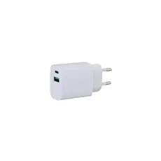 מטען קיר כפול PD 20W- לבן