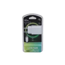מטען קיר כפול USB 2.4A + כבל TYPE-C- לבן