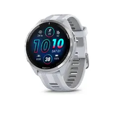 Garmin Forerunner 965 AMOLED - Multisport Smart Watch, Silver