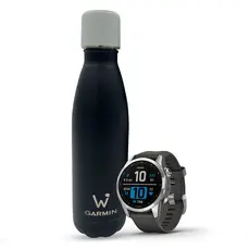 בקבוק מים חכם Water.io - במהדורת GARMIN מוגבלת, שחור