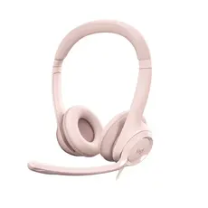 Logitech H390 - USB Computer Headset, Rose