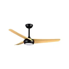 Semicom SM-3721BW52/25CT - 52" Ceiling Fan, with Remote Control, Black Wood