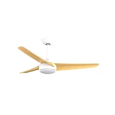 Semicom SM-3721WW52/25CT - 52" Ceiling Fan, with Remote Control, White Wood