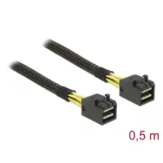 Delock 83386 - Mini SAS HD SFF-8643 > Mini SAS HD SFF-8643 Cable, 0.5m