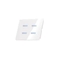 Semicom SW-3GEV4/W - Smart Lighting Switch, 4-Switches, White