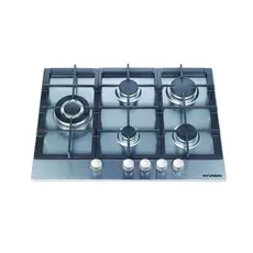 Hyundai HAS-705NBFCI - Gas Stove, 5-Flames, Stainless Steel