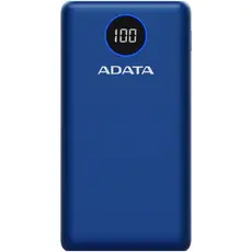 ADATA P20000QCD - Power Bank, Lithium Polymer (LiPo), 20000mAh, Blue