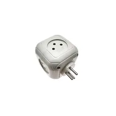 Semicom SW-CUB4UC - Power Splitter Cube 4 Sockets + TYPE C and USB