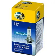 HELLA H7 Standard Halogen Bulb, 12 V, 55W