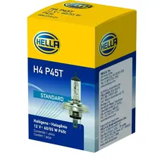 HELLA H4 Standard Halogen Bulb, 12 V, 60/55W
