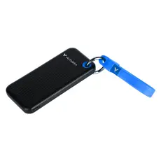 Verbatim Pocket - 2TB External SSD, USB 3.2 Gen 2, Black/Blue