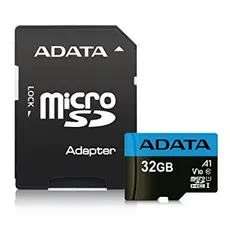 ADATA AUSDH32GUICL10A1-RA1 Memory Card - 32GB, MicroSDHC, UHS-I, Black, Blue