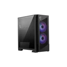 MSI MPG VELOX 300R PZ - PC Case, Midi Tower, Tempered Glass, ARGB, Black, 2YR