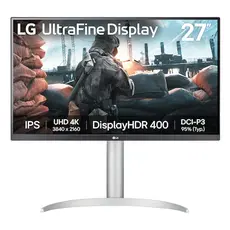 LG 27UP650K-W - 27", Monitor, 4K Ultra HD, IPS, White