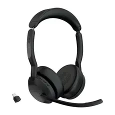 Jabra 25599-999-899 Headset - Wireless Stereo, On-ear Headband, Bluetooth 5.2+USB-C, ANC, 2YR