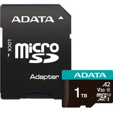 ADATA AUSDX1TUI3V30SA2‑RA1 Memory Card - 1TB, MicroSDXC, Life Time Warranty