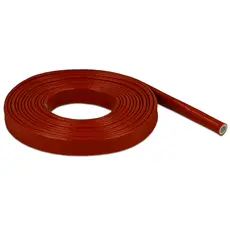 Delock Fire-Proof Sleeving, Silicone-Coated, 5m x 10mm, Red