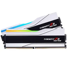 G.Skill Trident Z5 Neo RGB - 32GB Memory Module, DDR5, 6000, 26, White, מהירות הזיכרון: 6000 MT/s, מערך/סידור הזיכרון: 2 x 16 GB, מתח הזיכרון (וולטאז'): 1.45 V, זמן איחזור CAS: 26, Internal memory: 32 GB, צבע המוצר: White