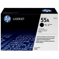 HP CE255A Original LaserJet toner cartridge (Original HP) - Toner cartridge; Recycling guide, Black