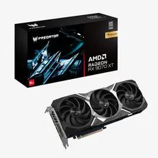 Acer DP.Z4FWW.P01 Video Card - 16 GB, PCI Express 5.0, Radeon™ RX 9070 XT, Black, 1YR