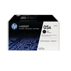 HP 05A CE505D - Original LaserJet Toner Cartridge, 2-pack, Black