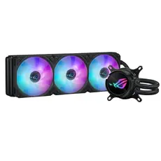 ASUS 90RC00T1-M0UAY0 ROG Strix LC III 360 ARGB Liquid CPU Cooler - 360 mm, 3x 120 mm, AMD AM5/AM4, Intel LGA 1851/1700/1200/115x, LCD, Black, 1YR, צבע המוצר: Black