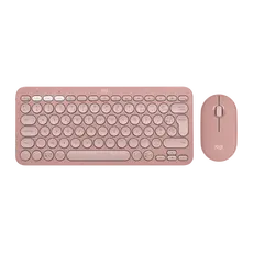 Logitech 920-012241 - Keyboard + Mouse Set, Slim, Compact, Portable, 1YR