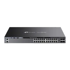TP-Link SG6428XHP Network Switch - 24-Port, Managed, 1U, AC, Black