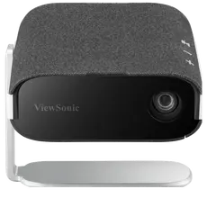 ViewSonic M1X Short Throw Projector - 16:9, 5.5 mm, 1 HDMI 1.4, Wi-Fi, Bluetooth 4.2, 16GB, Black, Silver