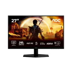 AOC Q27G42ZE/69 Gaming Monitor - 27", Quad HD, Fast IPS, 260 Hz, Black, 3YR