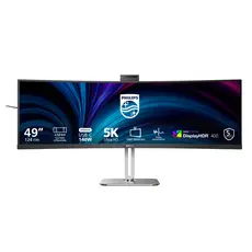 Philips 49B2U5900CH/00 Computer Monitor - 48.8", 5120 x 1440 Dual QHD, VA LCD, 75 Hz, Black