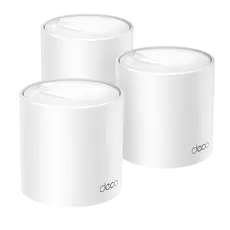 TP-Link DECO X50 3-PACK Mesh Wi-Fi System - Wi-Fi 6 802.11ax, White