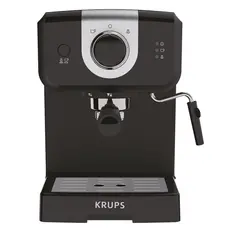 Krups XP320830 - Espresso Machine, 1140 W, Black, Silver, 1YR