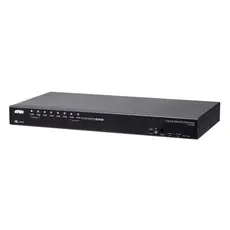 ATEN CS19208 KVM Switch - DisplayPort and HDMI, 8 ports, 4K Ultra HD, Black, 1YR