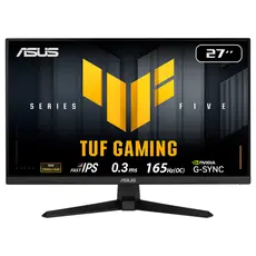 ASUS 90LM0CJ1-B01171 Gaming Monitor - 27", Quad HD, Fast IPS, 165 Hz OC, Black, 1YR