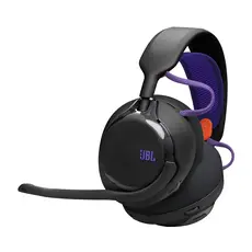 JBL JBLQTUM650BLK Headset - Wireless, Bluetooth 5.3, Over-Ear, Boom, Black, 1YR