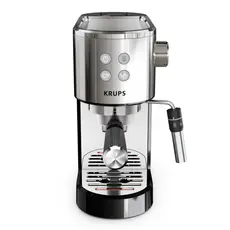 Krups XP444C10 Espresso Machine - 1350 W, Stainless Steel, 2YR