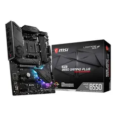 MSI MPG B550 GAMING PLUS MPG B550 Gaming Plus Motherboard - AM4, AMD B550, ATX, 1YR