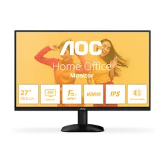 AOC Q27B35E Computer Monitor - 27", Quad HD, IPS, 75 Hz, 16:9, Flat, Black