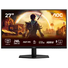 AOC Q27G42ZE Gaming Monitor - 27", Quad HD, Fast IPS, 260 Hz, Black/Red, 3YR – מסך מחשב