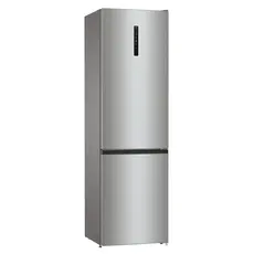 Gorenje 736286 Fridge Freezer - 331 L, E, 2000 mm, Grey, Metallic, White, 1YR – מקרר