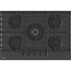 Gorenje GTW7C51B Gas Hob - 5 Burners, 136 mm, Black, 1YR – כיריים